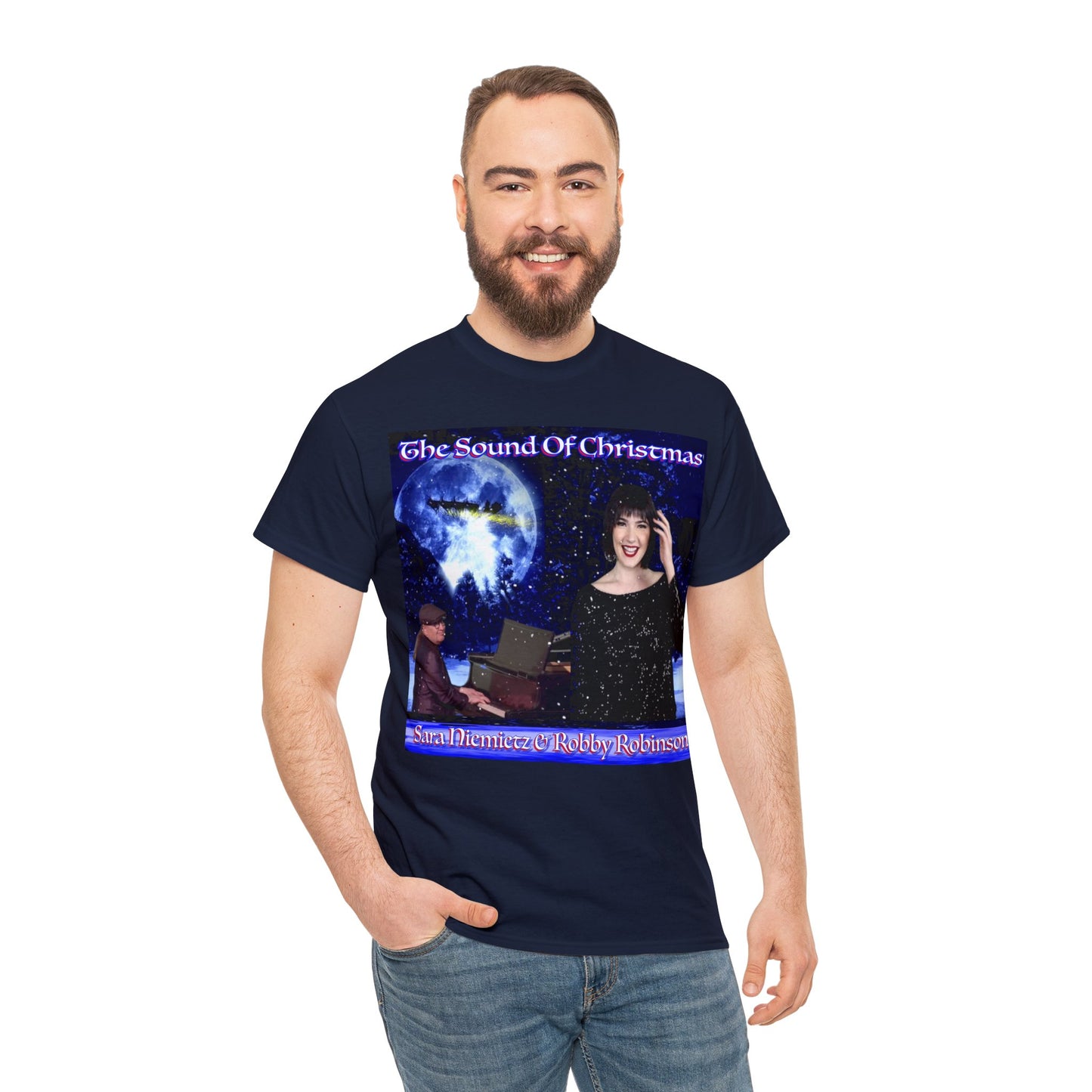 THE SOUND OF CHRISTMAS Unisex Heavy Cotton Tee