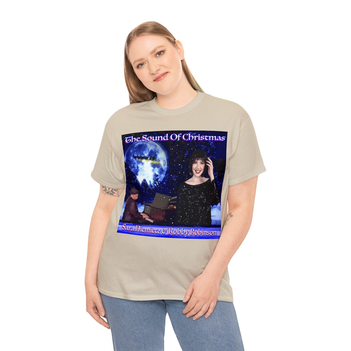 THE SOUND OF CHRISTMAS Unisex Heavy Cotton Tee