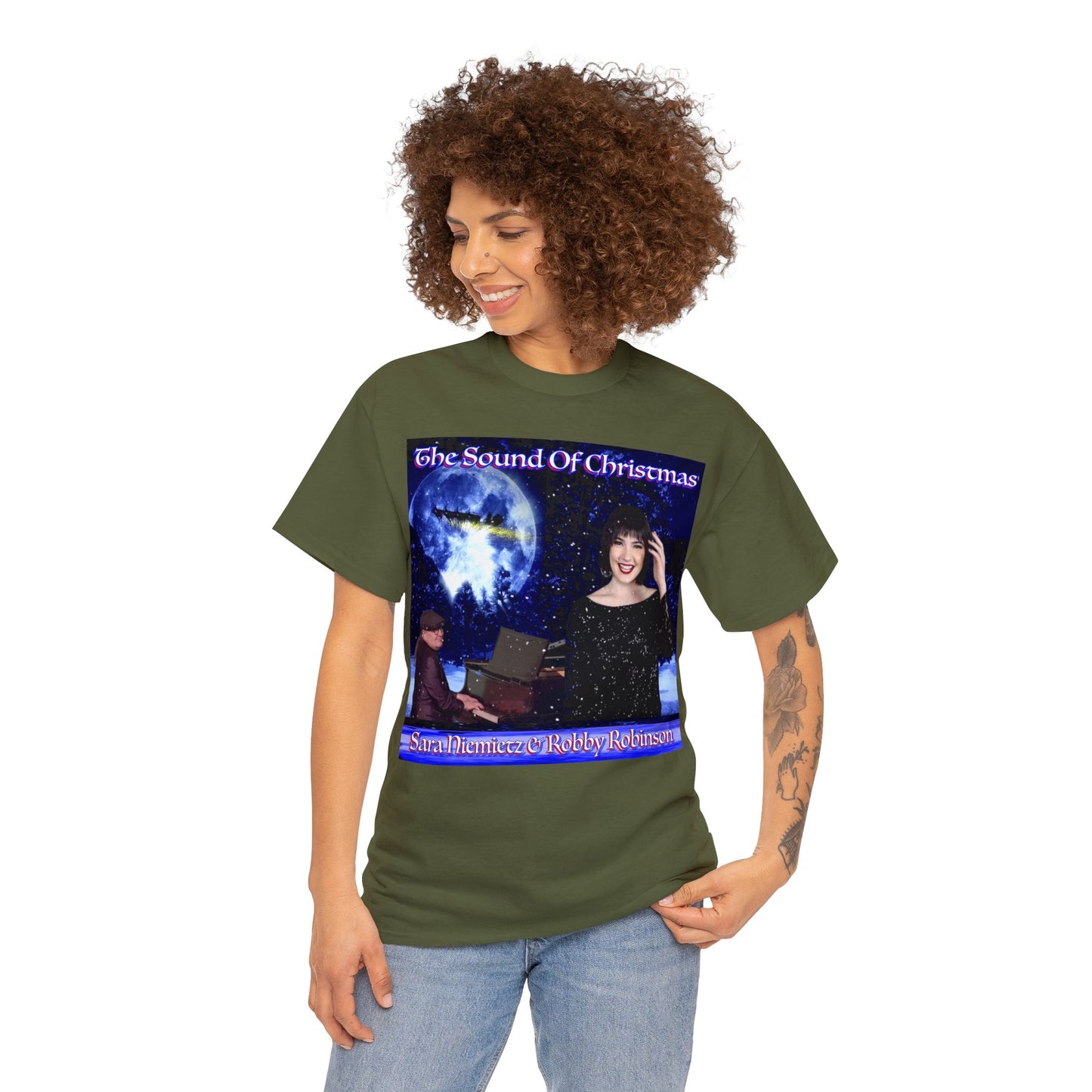 THE SOUND OF CHRISTMAS Unisex Heavy Cotton Tee