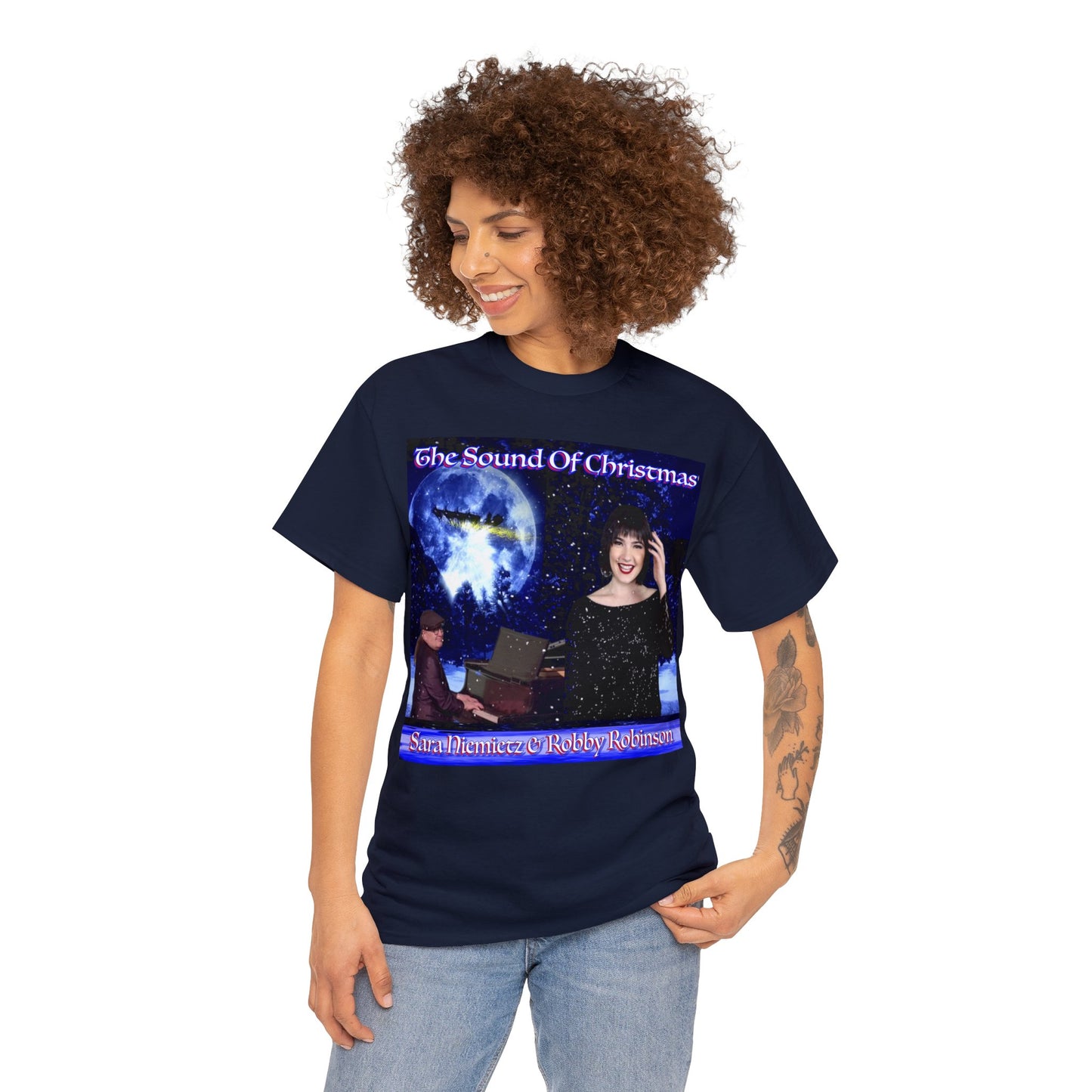 THE SOUND OF CHRISTMAS Unisex Heavy Cotton Tee