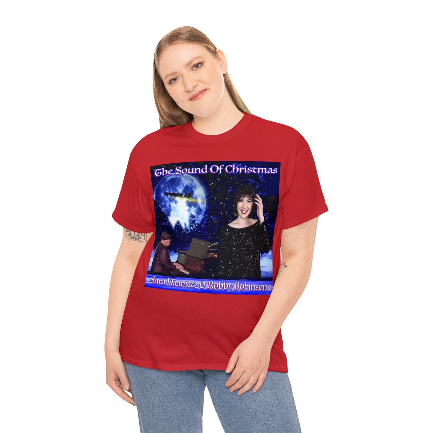 THE SOUND OF CHRISTMAS Unisex Heavy Cotton Tee