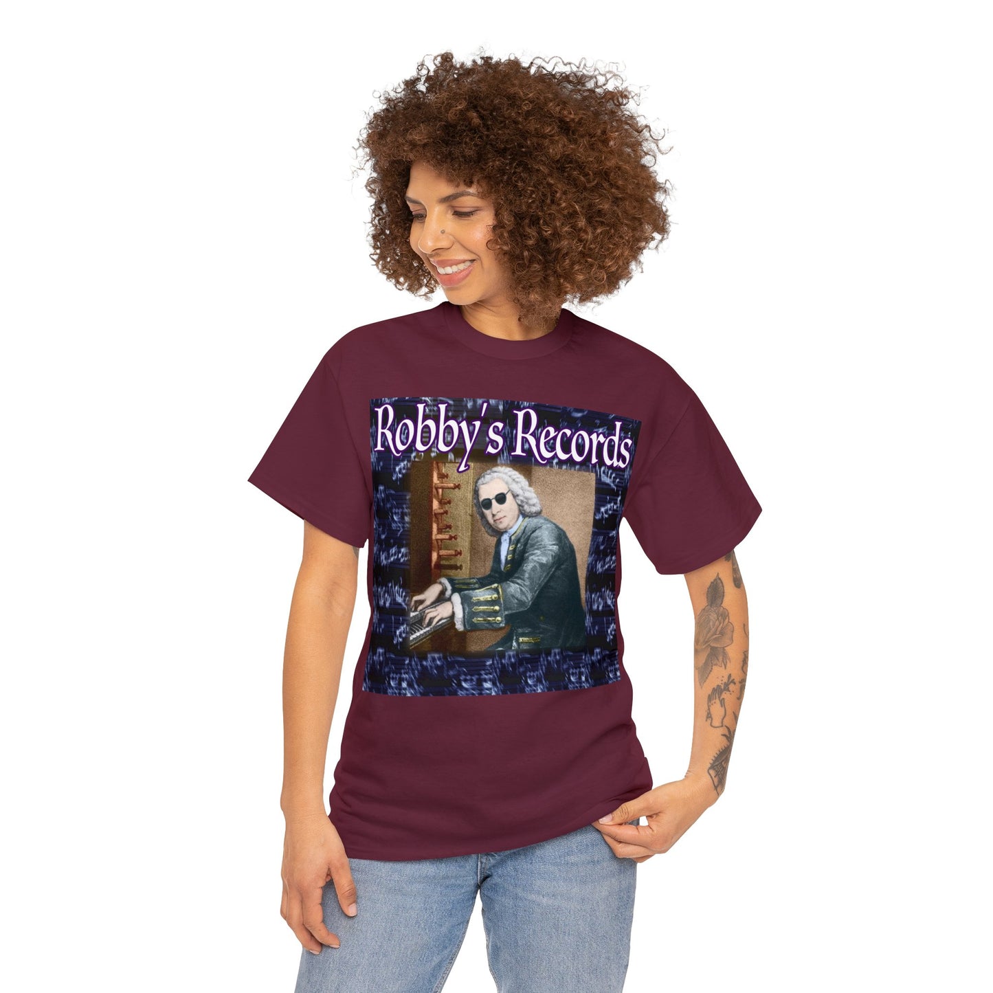 ROBBY'S RECORDS Unisex Heavy Cotton Tee
