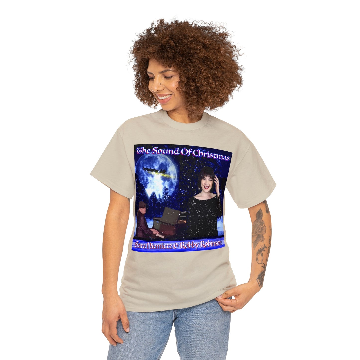 THE SOUND OF CHRISTMAS Unisex Heavy Cotton Tee