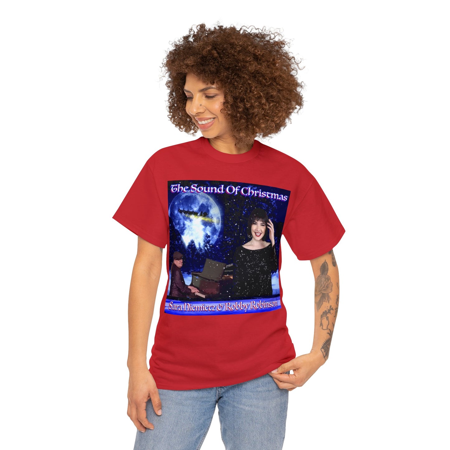 THE SOUND OF CHRISTMAS Unisex Heavy Cotton Tee