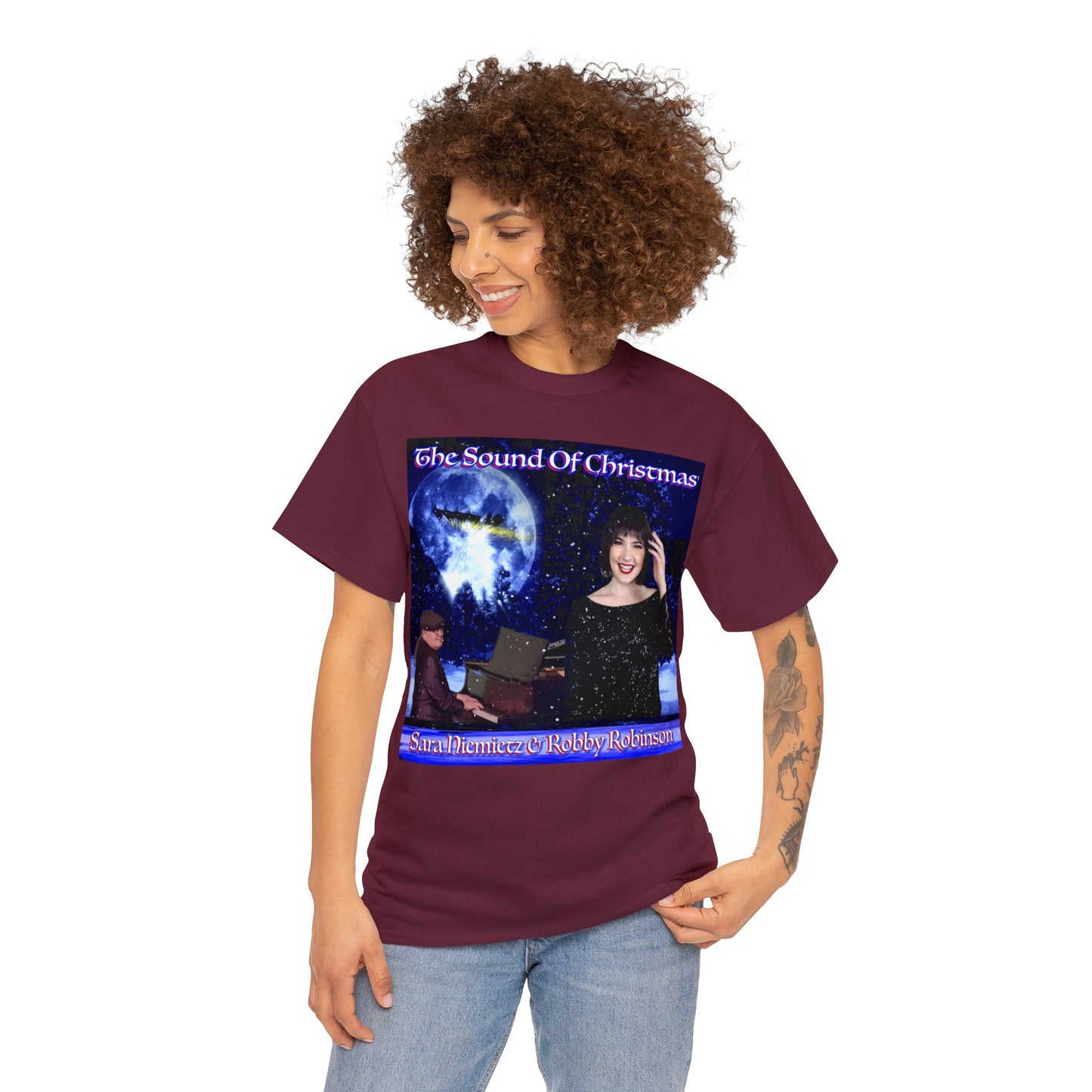THE SOUND OF CHRISTMAS Unisex Heavy Cotton Tee