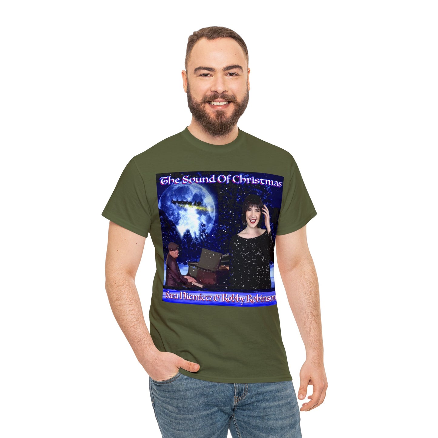 THE SOUND OF CHRISTMAS Unisex Heavy Cotton Tee