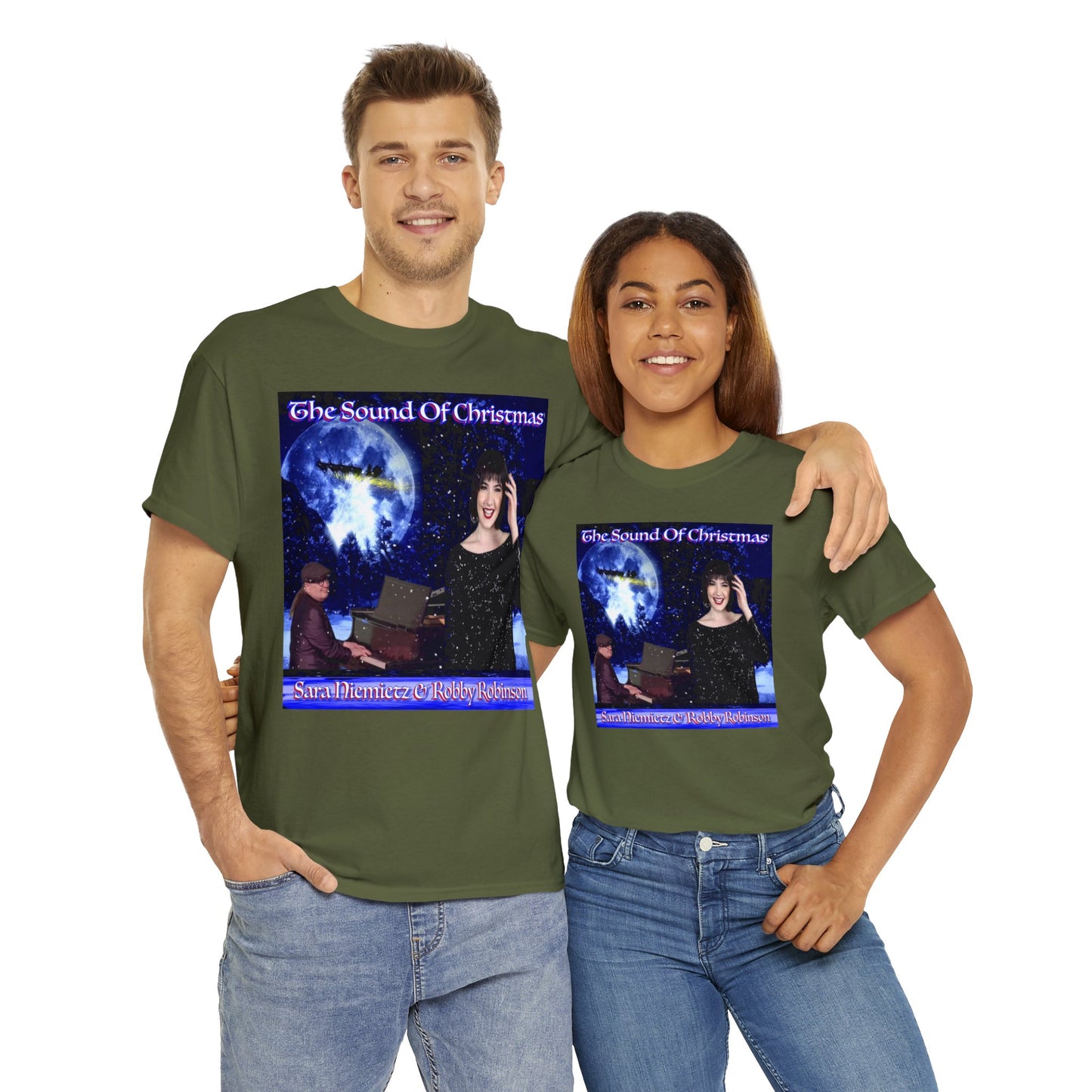 THE SOUND OF CHRISTMAS Unisex Heavy Cotton Tee
