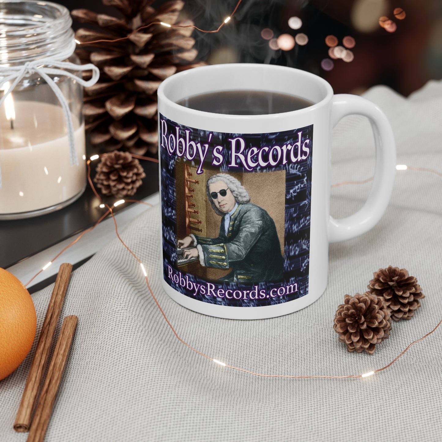 ROBBY'S RECORDS Ceramic Mug 11oz